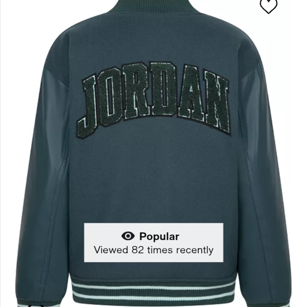 Jordan Green Varsity Jacket - Picture 5 of 5